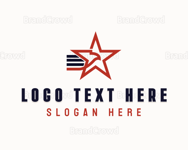 USA Eagle Veteran Logo