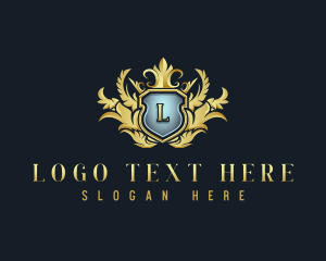 Luxury Wreath Crest Logo