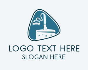 Electric Device - Vacuum Cleaning Housekeeping logo design