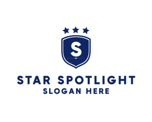 Star Military Badge logo design