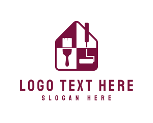 Worker - Paint Tools Renovation logo design