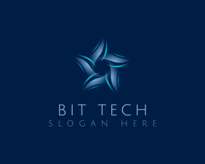 AI Star Tech logo design