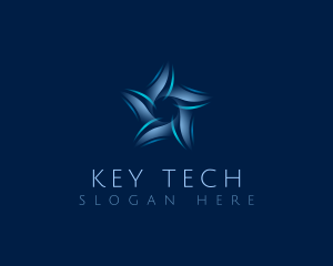 AI Star Tech logo design