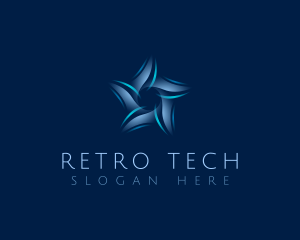 AI Star Tech logo design