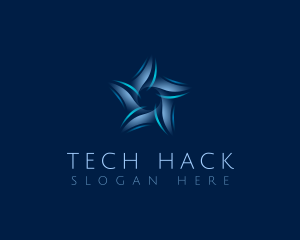 AI Star Tech logo design