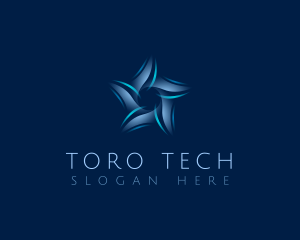 AI Star Tech logo design