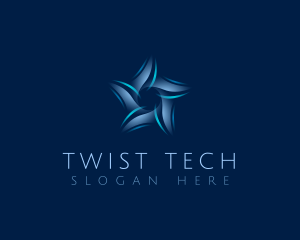 Twist - AI Star Tech logo design