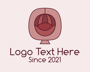 Fixture - Antique Accent Chair logo design