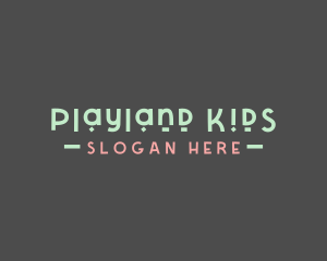 Generic Kiddie Wordmark logo design