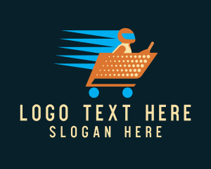 Online Store - Express Grocery Delivery logo design