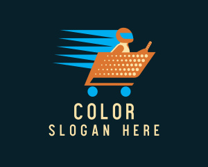 Shopper - Express Grocery Delivery logo design