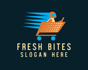 Pushcart - Express Grocery Delivery logo design