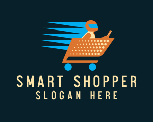 Shopper - Express Grocery Delivery logo design