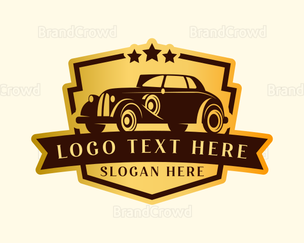 Vintage Car Dealer Logo