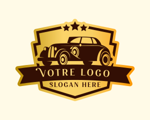 Driving - Vintage Car Dealer logo design