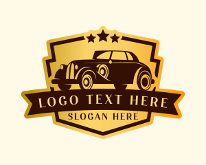 Vintage Car Dealer Logo