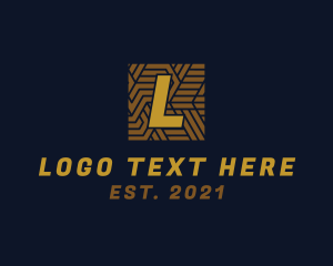 Tessellation - Art Deco Tile logo design