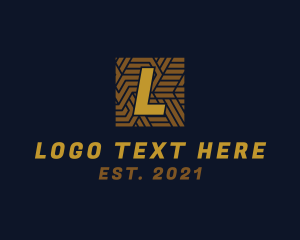 Motif - Art Deco Tile logo design