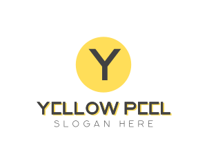 Yellow Dot Circle logo design