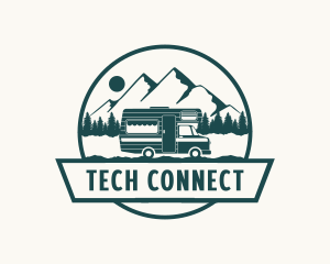 Forest - Outdoor Trailer Van logo design