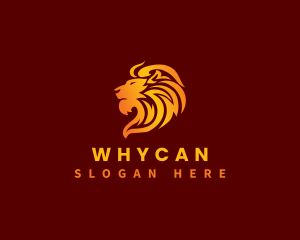 Streamer - Premium Wild Lion logo design
