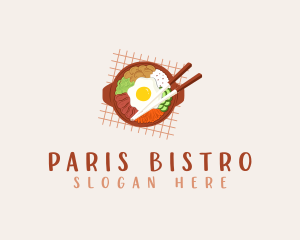 Korean Cuisine Restaurant logo design