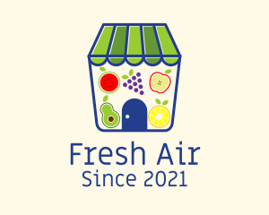 Fresh Fruit Grocery  logo design