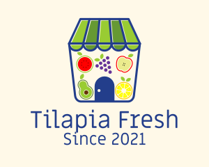 Fresh Fruit Grocery  logo design