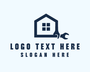 Housing - Home Wrench Repair logo design