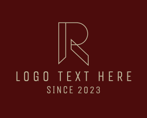 Letter R - Letter R Carpentry logo design