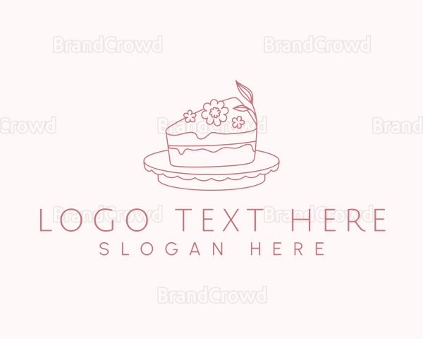 Floral Sweet Cake Logo