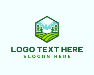 Plain - Agriculture Farm Field logo design
