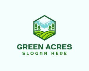 Agriculture Farm Field logo design