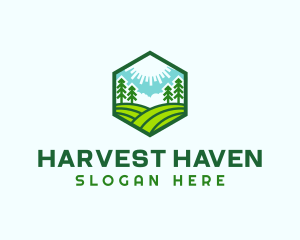 Agriculture Farm Field logo design