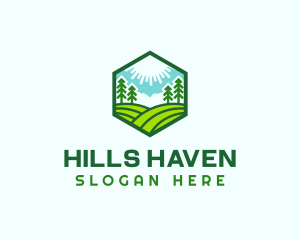 Agriculture Farm Field logo design