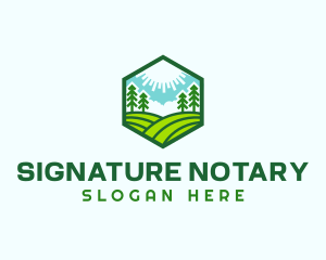 Harvest - Agriculture Farm Field logo design