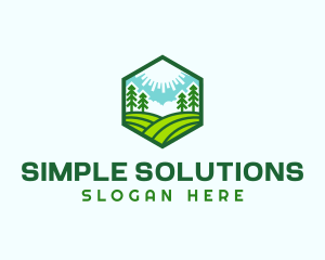 Plain - Agriculture Farm Field logo design