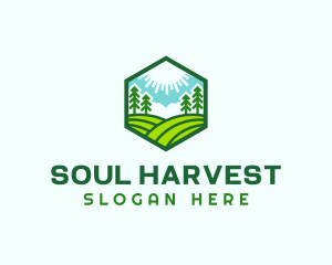 Agriculture Farm Field logo design