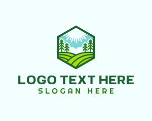 Agriculture Farm Field Logo