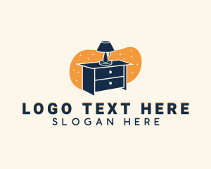 Lounge - Lamp Drawer Furniture logo design