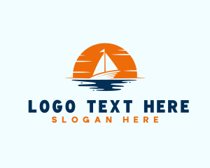 Swim - Sailor Ship Travel logo design