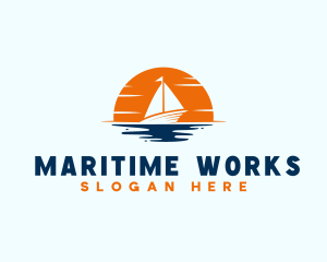 Sailor Ship Travel logo design