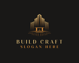 Luxury Building Property logo design