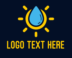Weather App - Liquid Sun Lotion logo design