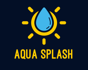 Wet - Liquid Sun Lotion logo design