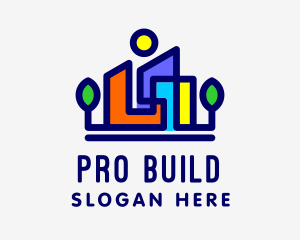 Urban Building Real Estate  logo design