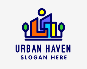 Urban Building Real Estate  logo design