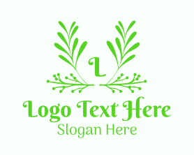 Foliage - Green Foliage Letter logo design