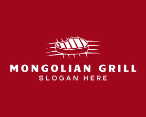 Grilled Steak Minimalist logo design