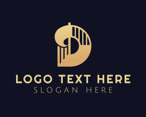Public Relations - Elegant Beauty Letter D logo design
